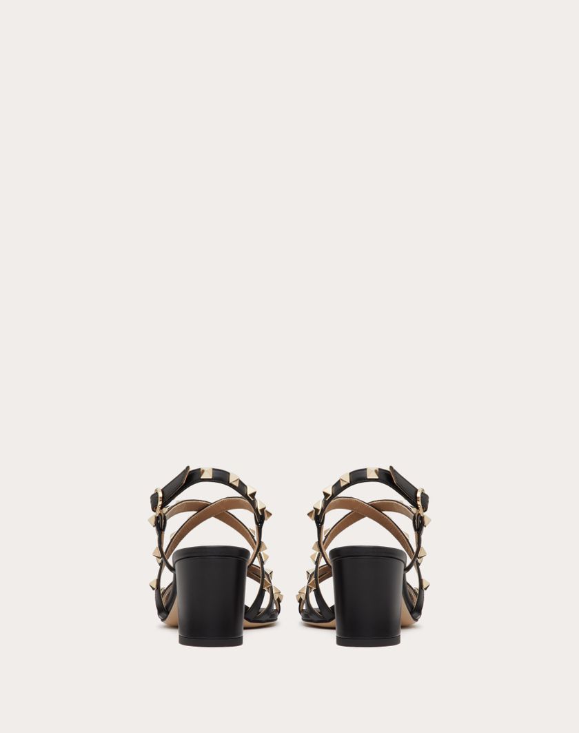 ROCKSTUD CALFSKIN SANDAL WITH STRAPS 60MM - Image 5